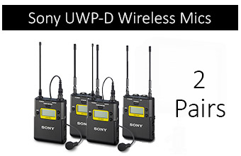 Sony UWP-D Wireless Mics